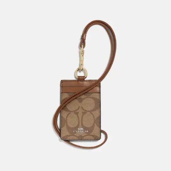Coach Accessories - COACH Id Lanyard in Signature Canvas